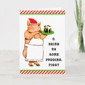 おもしろいクリスマスカード シーズンカード (正面)