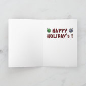 おもしろいクリスマスカード：プライバシー シーズンカード (内部)