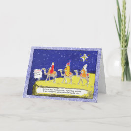 おもしろいクリスマスカード:三王 シーズンカード