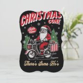 おもしろいクリスマスカード – Santa Claus Holiday Umous w カード (スタンド正面)