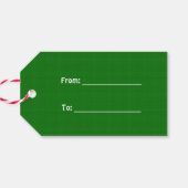 おもしろいクリスマスキャットフェラインフェスティバルホリデーパン ギフトタグ (裏面横)