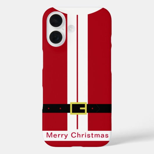 おもしろいクリスマスギフトサンタクロースデザイン Case-Mate iPhoneケース (裏面)
