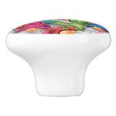 おもしろいクリスマスギフト幸せ格言セラミックノブ セラミックノブ (側面)