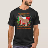 おもしろいクリスマスギフトDominick Theクリスイタリアンマ Tシャツ (正面)