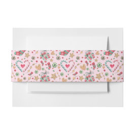 おもしろいクリスマスクッキーとお菓子       招待状ベリーバンド