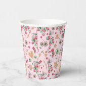 おもしろいクリスマスクッキーとお菓子      紙コップ (右)