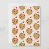 おもしろいクリスマスクッキー交換 招待状 (裏面)