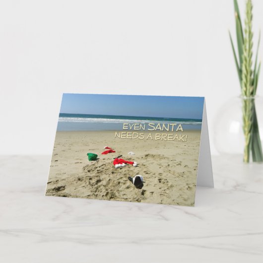 おもしろいクリスマスグリーティングカード! シーズンカード (正面)