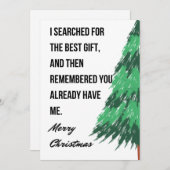 おもしろいクリスマスグリーティングカード シーズンカード (正面/裏面)