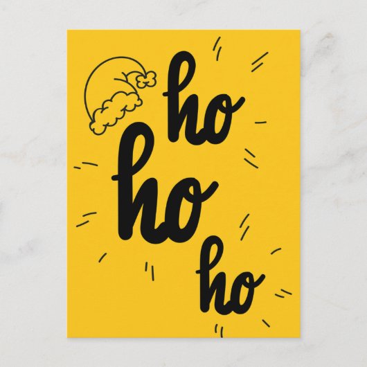 おもしろいクリスマスグリーティングカード シーズンポストカード (正面)