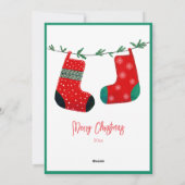 おもしろいクリスマスゲーム秘密サンタアンケート シーズンカード (裏面)