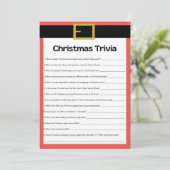 おもしろいクリスマスゲーム – 編集不可 –  招待状 (スタンド正面)