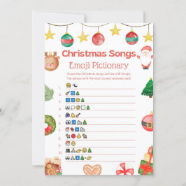 おもしろいクリスマスゲーム – 編集不可 –  招待状