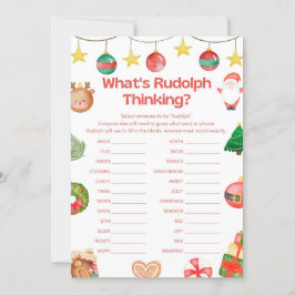 おもしろいクリスマスゲーム – 編集不可 –  招待状