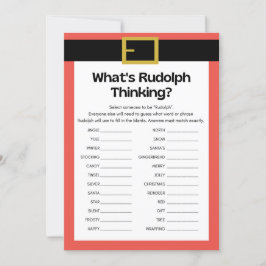 おもしろいクリスマスゲーム – 編集不可 –  招待状