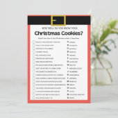 おもしろいクリスマスゲーム – 編集不可 –  招待状 (スタンド正面)