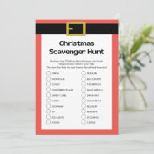 おもしろいクリスマスゲーム – 編集不可 –  招待状 (スタンド正面)