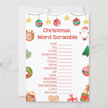 おもしろいクリスマスゲーム – 編集不可 – 