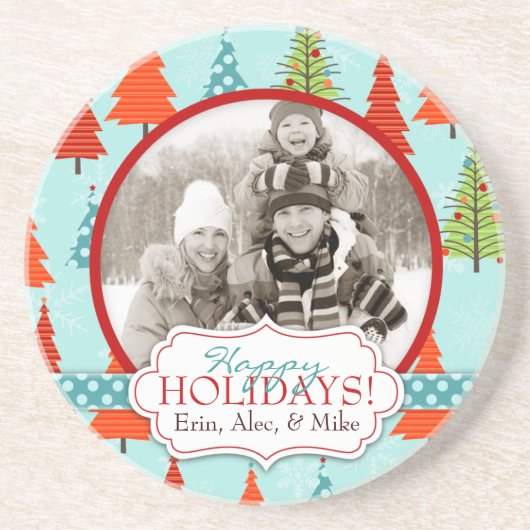 おもしろいクリスマスコースター コースター (正面)