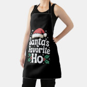 おもしろいクリスマスサンタお気に入りののホいけなパジャマ エプロン (インサイチュ)