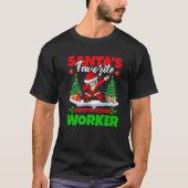 おもしろいクリスマスサンタのウンピールお気に入りのクリスマス Tシャツ (正面)