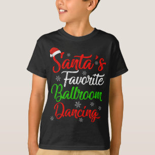 おもしろいクリスマスサンタの社交ダンスお気に入りの踊りChris Tシャツ