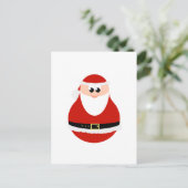 おもしろいクリスマスサンタクロース葉書 シーズンポストカード (スタンド正面)