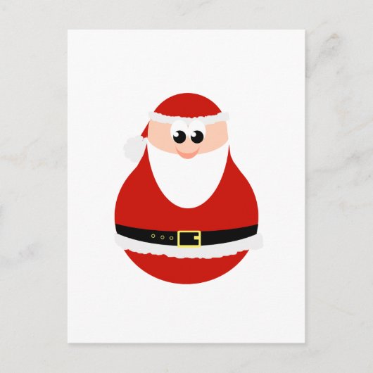 おもしろいクリスマスサンタクロース葉書 シーズンポストカード (正面)