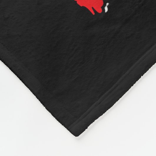 おもしろいクリスマスサンタクロース フリースブランケット (角)