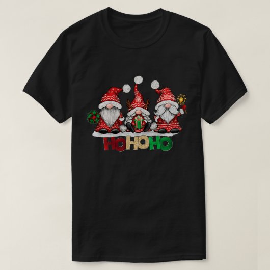 おもしろいクリスマスサンタスリーグノミーズホホホホバッファロー Tシャツ (デザイン正面)