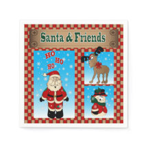 おもしろいクリスマスサンタフレンズ