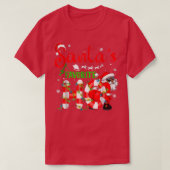 おもしろいクリスマスサンタホお気に入りのクリスマス Tシャツ (デザイン正面)