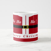 おもしろいクリスマスサンタマグズ ジャンボコーヒーマグカップ (正面)