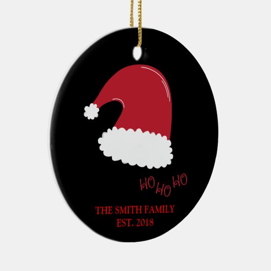 おもしろいクリスマスサンタ設立ファミリーオーナメント セラミックオーナメント (右)