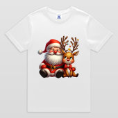 おもしろいクリスマスシャツ、家族クリスマスティー Tシャツ