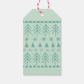 おもしろいクリスマスシャークギフトラベル ギフトタグ (裏面)