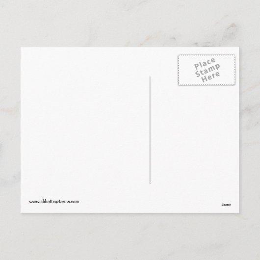 おもしろいクリスマスショッピングユーモアはがき シーズンポストカード (裏面)