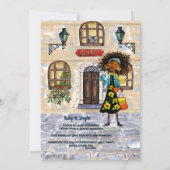 おもしろいクリスマスショッピング小さな紙幣の大きな幸せ シーズンカード (裏面)