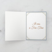 おもしろいクリスマスジンジャーブレッドキャンディハウスありがとう サンキューカード (内部)