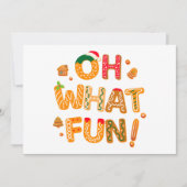 おもしろいクリスマスジンジャーブレッドクッキー シーズンカード (正面)