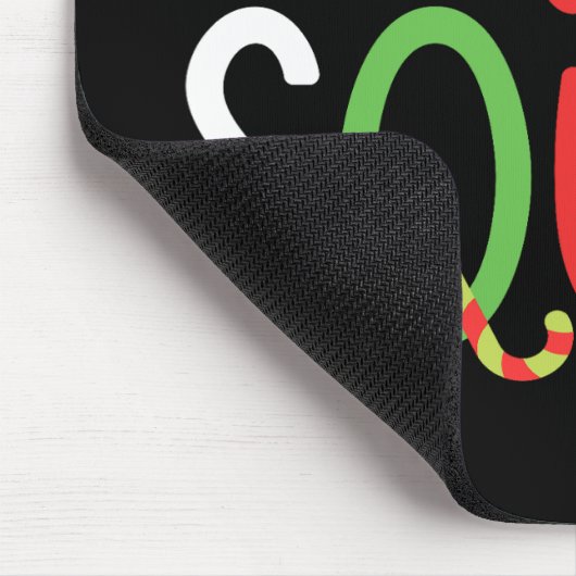 おもしろいクリスマススクワッドファミリーホリデー マウスパッド (コーナー)