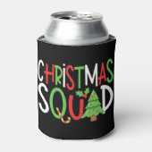 おもしろいクリスマススクワッドファミリーホリデー 缶クーラー (缶正面)