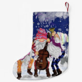 おもしろいクリスマスストッキング格言音楽バンド スモールクリスマスストッキング (裏面)