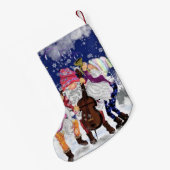 おもしろいクリスマスストッキング格言音楽バンド スモールクリスマスストッキング (裏面 (吊り時))