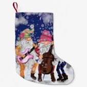 おもしろいクリスマスストッキング格言音楽バンド スモールクリスマスストッキング (正面)