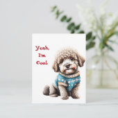 おもしろいクリスマスセーターのラゴットロマグノロ シーズンカード (スタンド正面)