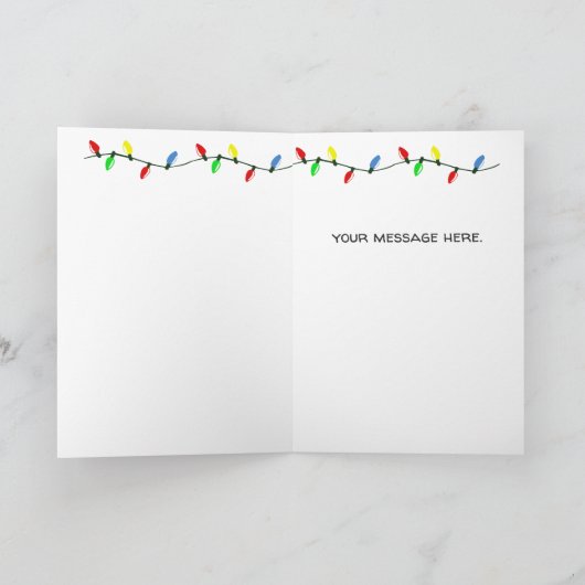 おもしろいクリスマスソングプンパンダ シーズンカード (内部)