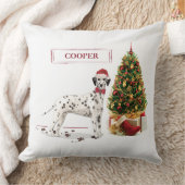 おもしろいクリスマスダレメーションドッグ&ツリー クッション (ブランケット)