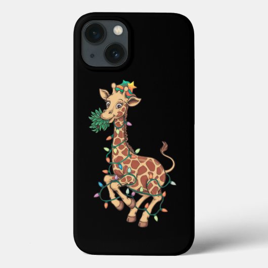 おもしろいクリスマスツリーキリン恋人のギフト愛 Case-Mate iPhoneケース (裏面)