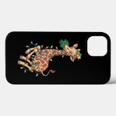 おもしろいクリスマスツリーキリン恋人のギフト愛 Case-Mate iPhoneケース (裏面 (横))